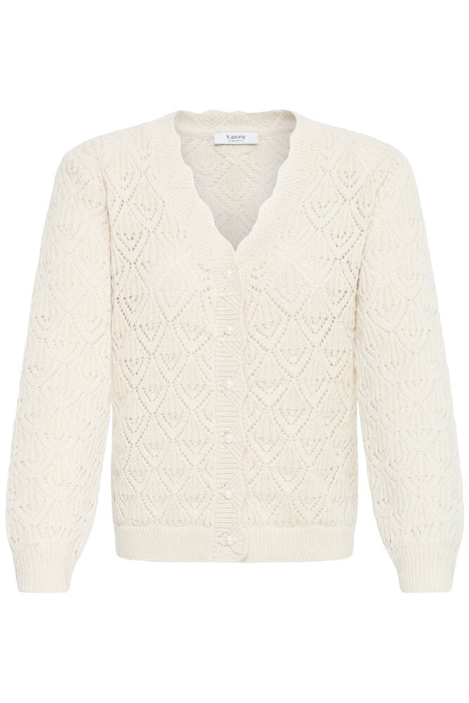 BYNOPPA CARDIGAN BIRCH