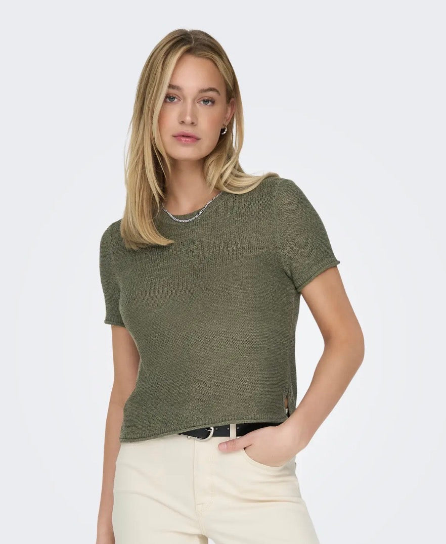 ONLSUNNY S/S PULLOVER KNT NOOS KALAMATA