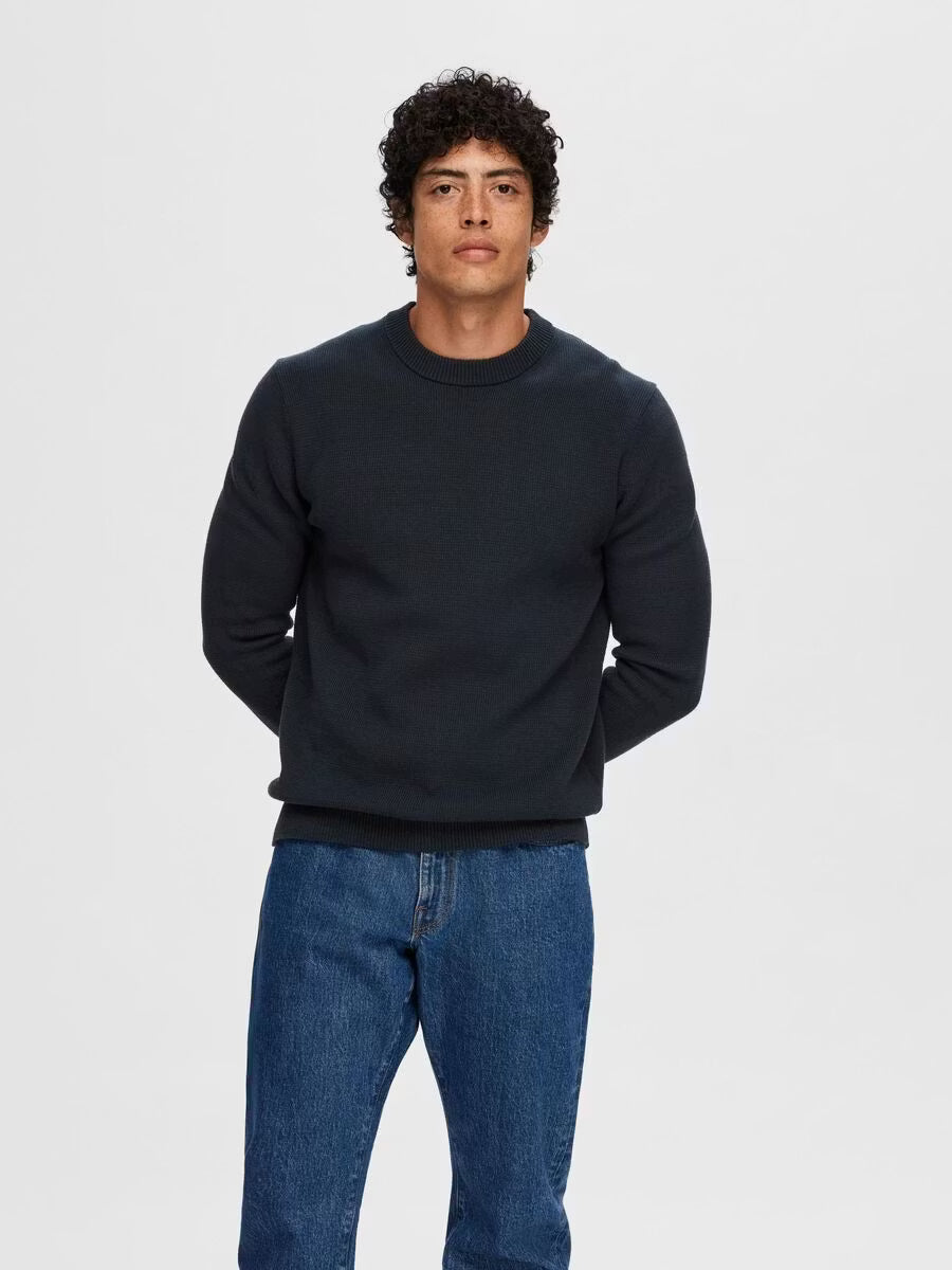 DANE KNIT CREWNECK SKYCAPTAIN