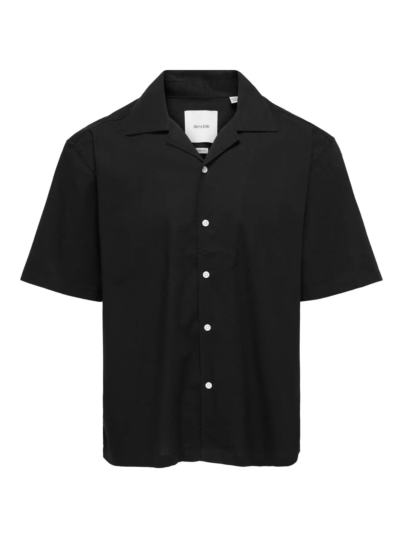 REID RESORT SHIRT BLACK