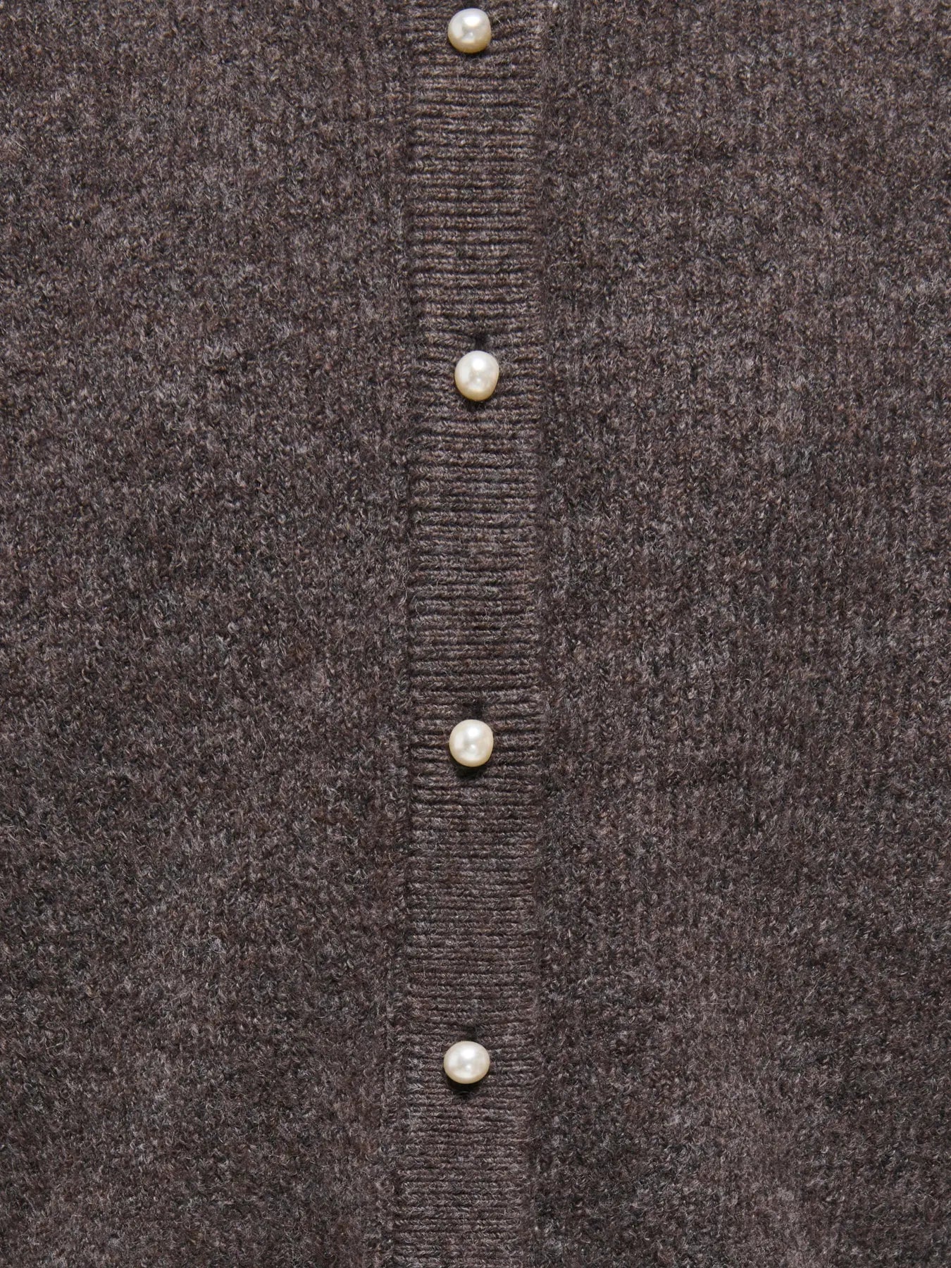 KO GUMLI CARDIGAN BROWN