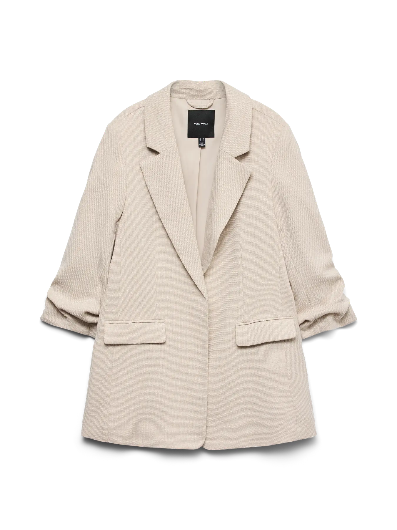 FRIDA 3/4 REGULAR BLAZER OATMEAL MELANGE