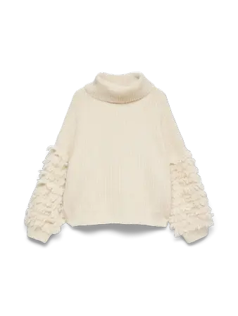 DIMA HIGH NECK JUMPER BIRCH
