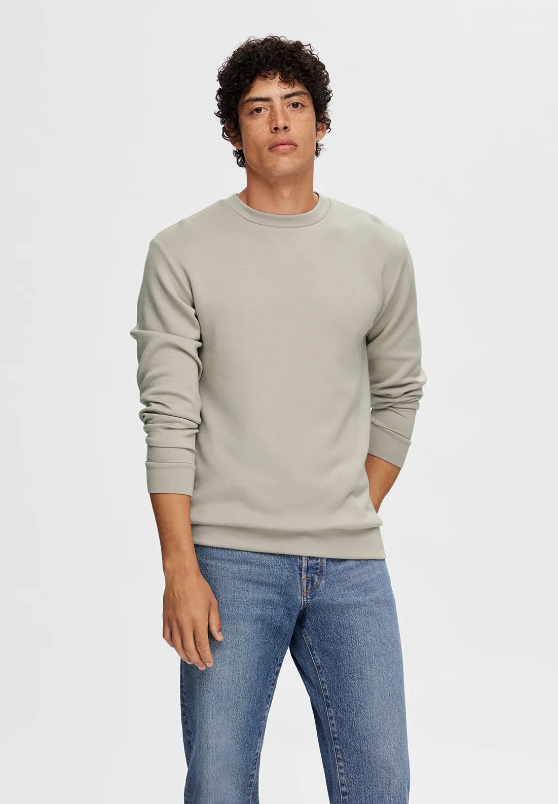 EMANUEL SOFT CREW NECK SWEAT CASHMERE