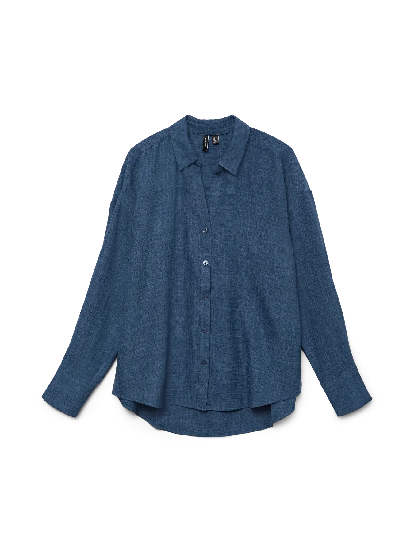 MELANEY QUEENY SHIRT DARK DENIM MELANGE