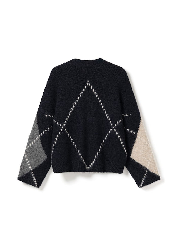 LAI CARDIGAN NAVY MIX