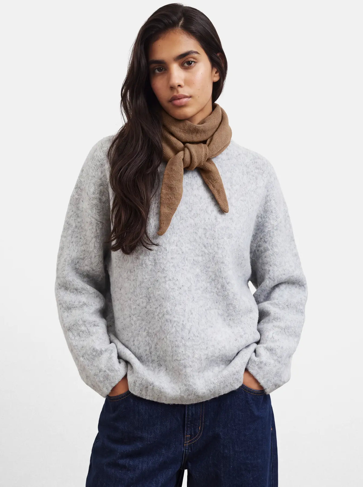 KOMMA SCARF TOASTED COCONUT
