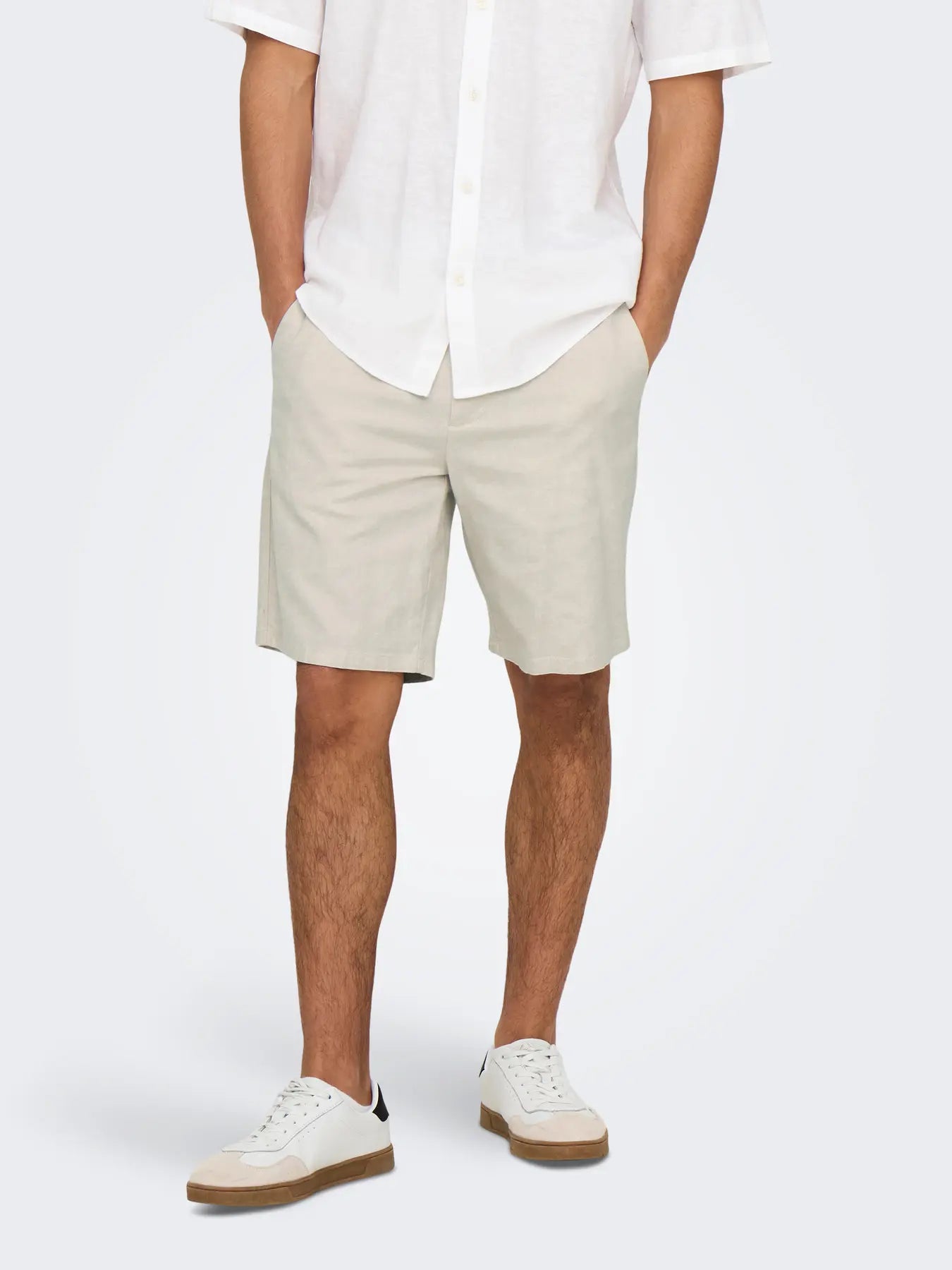 MARK SHORTS COTTON SILVER LINING
