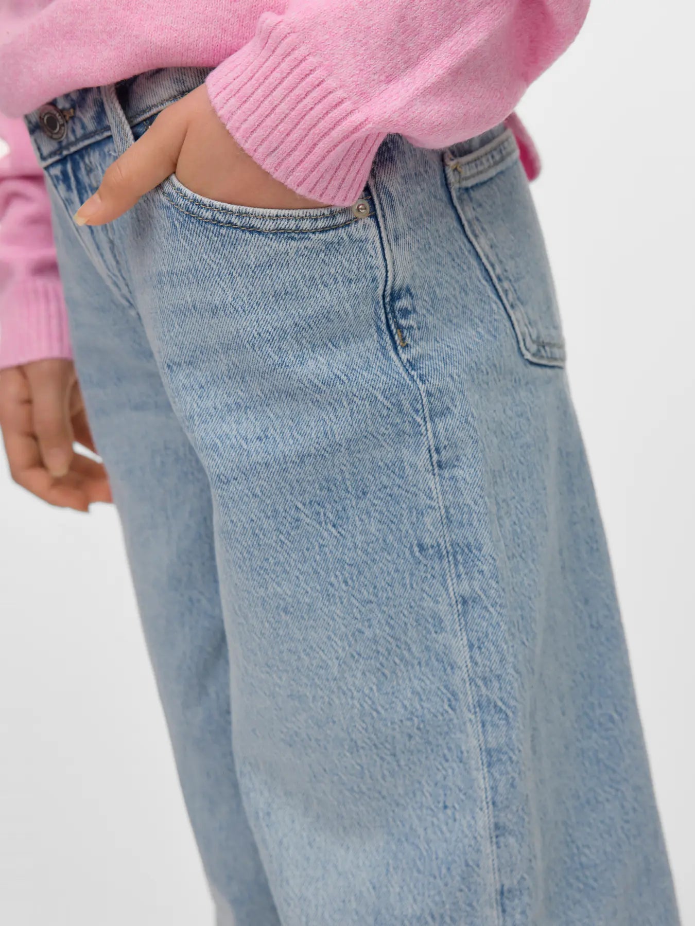 TESSA WIDE JEANS LIGHT BLUE