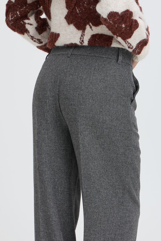 ETONA WIDE PANT GREY MELANGE