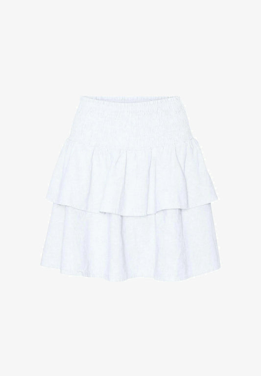 LUNA SMOCK SKIRT WHITE