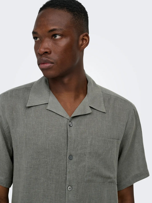 LAURENCE SHIRT CASTOR GRAY