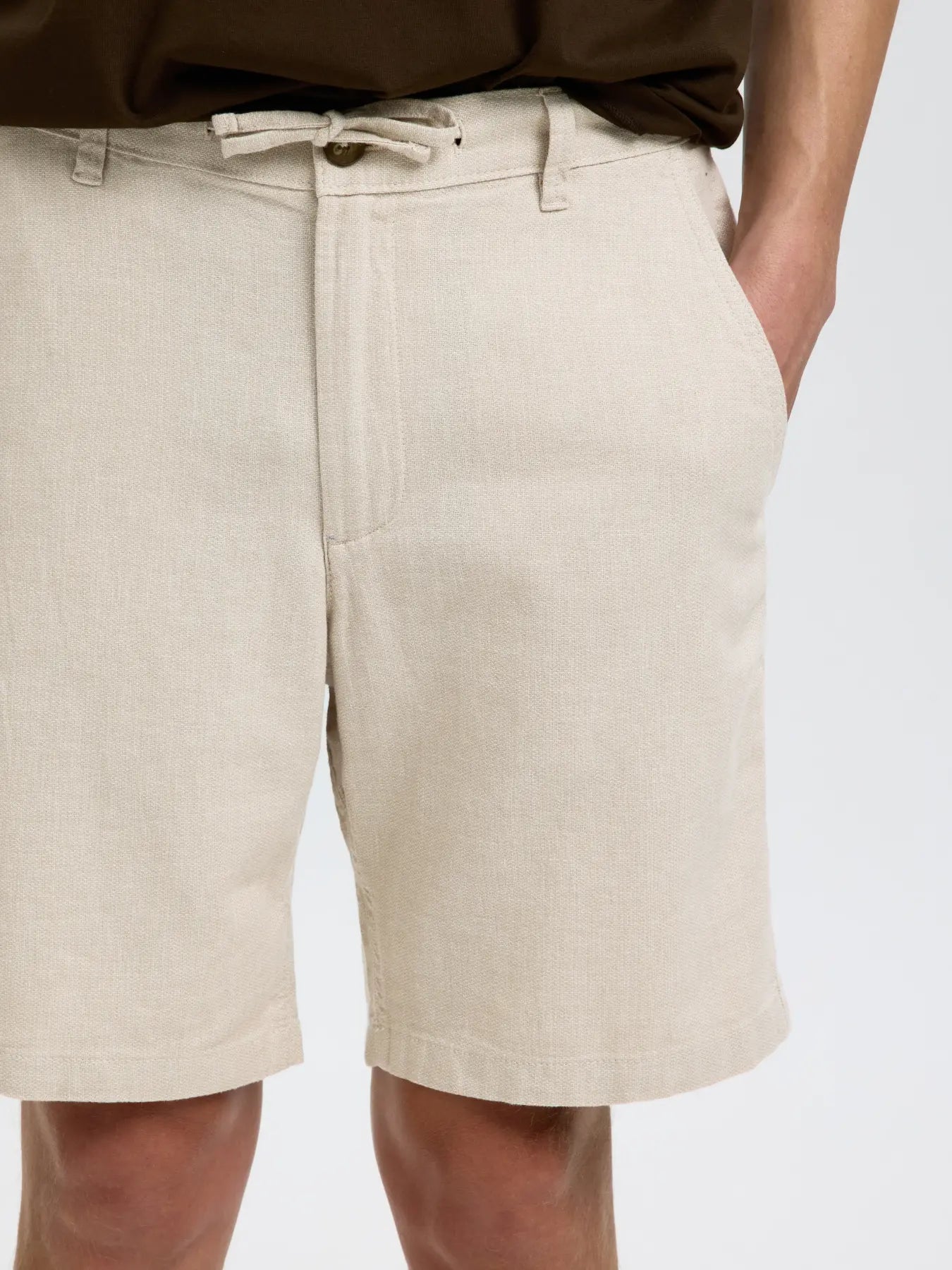 BRODY SHORTS PURE CASHMERE EGRET
