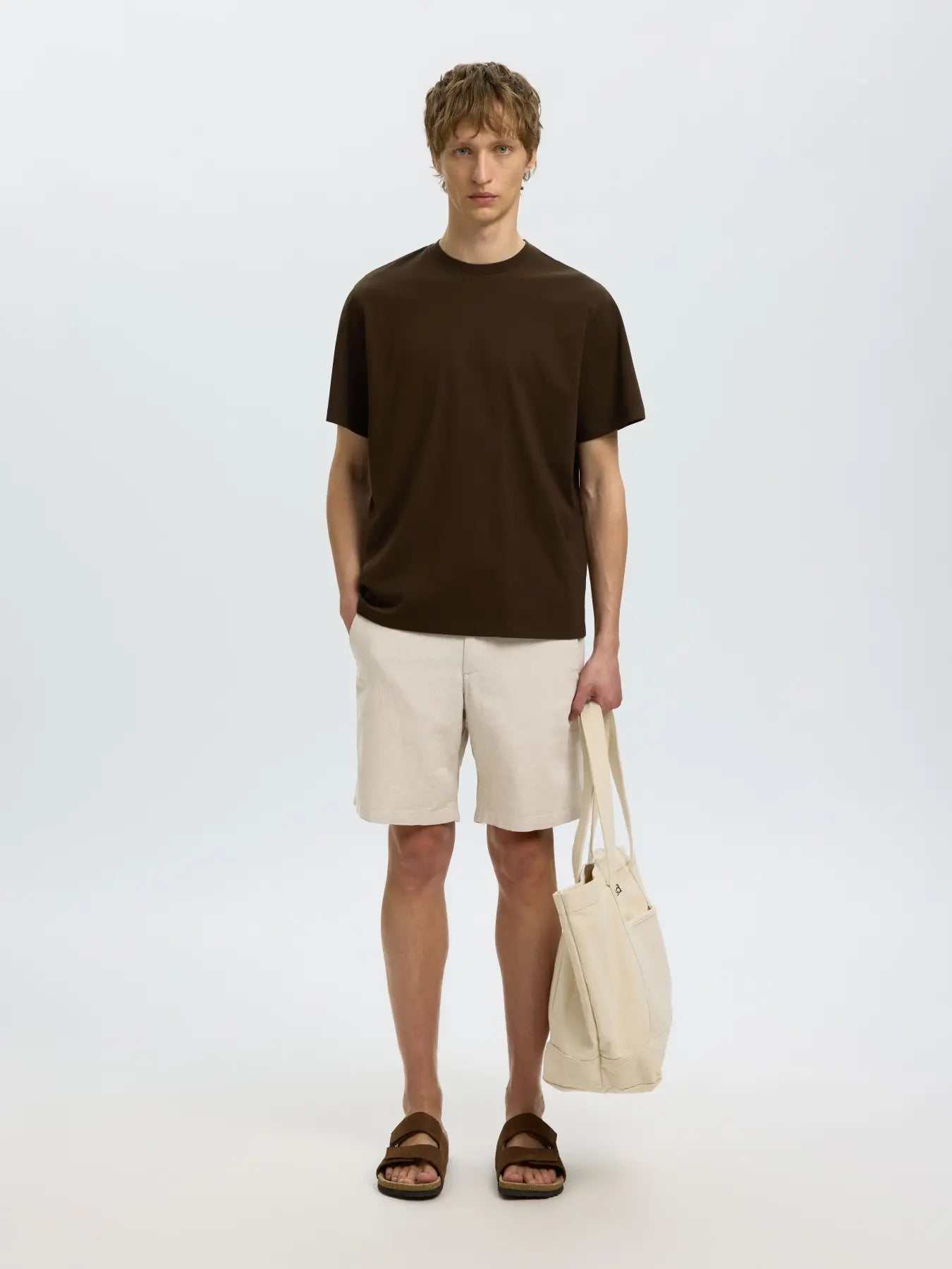 BRODY SHORTS PURE CASHMERE EGRET