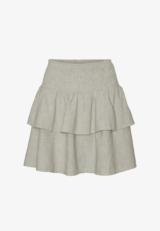LUNA SMOCK SKIRT SILVER LINING