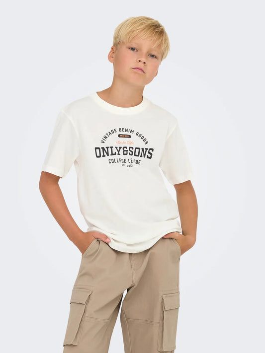JR LENNY TEE VINTAGE WHITE