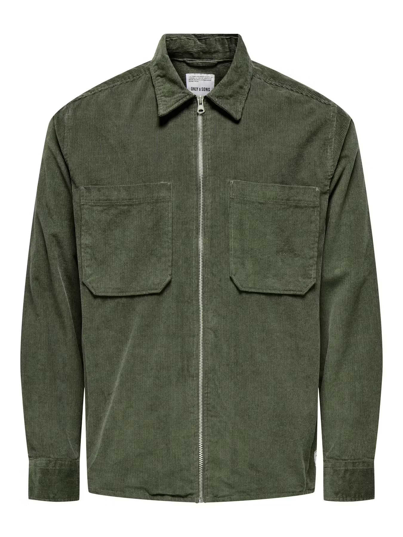 ALP CORD OVERSHIRT CASTOR GRAY