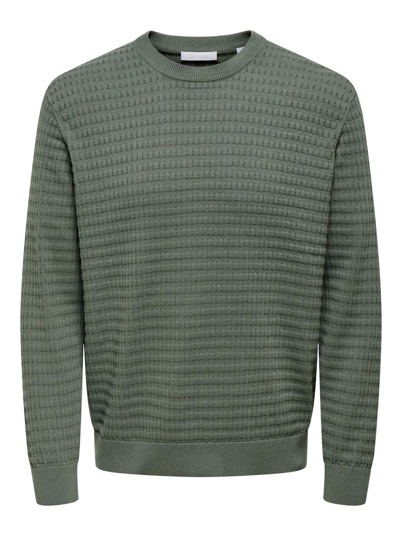 BERRY CREW KNIT CASTOR GRAY