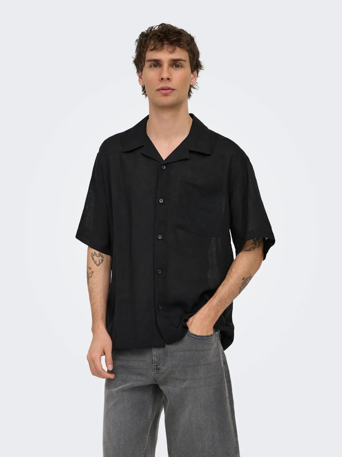 LAURENCE SHIRT BLACK