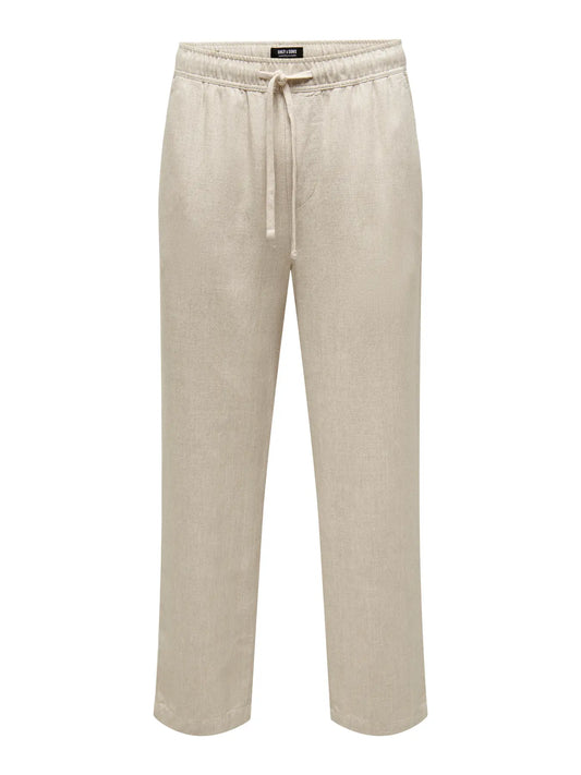 SINUS LINEN VISCOSE OATMEAL