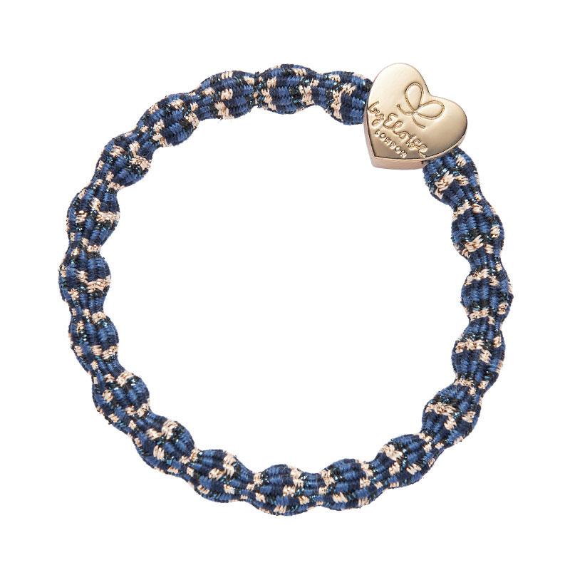 METALLIC GOLD HEART BLUEBERRY