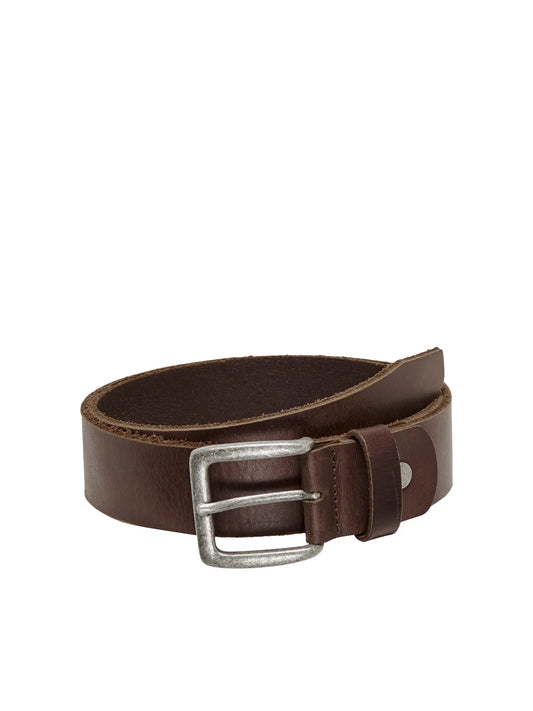 CARTER LEATHER BELT BROWN