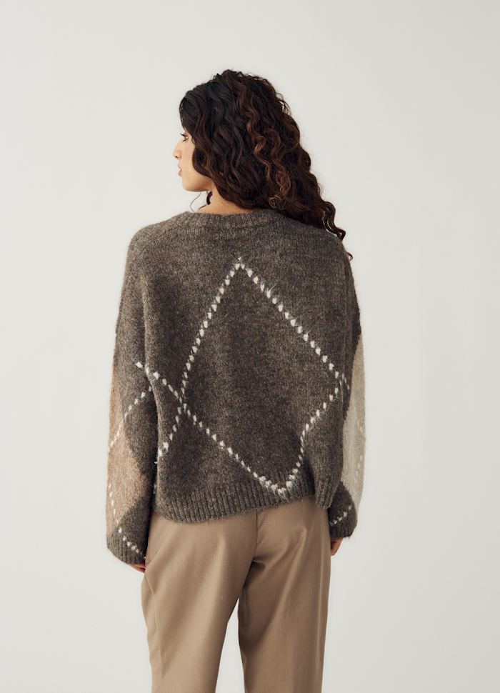 LAI KNIT ASH BROWN MIX