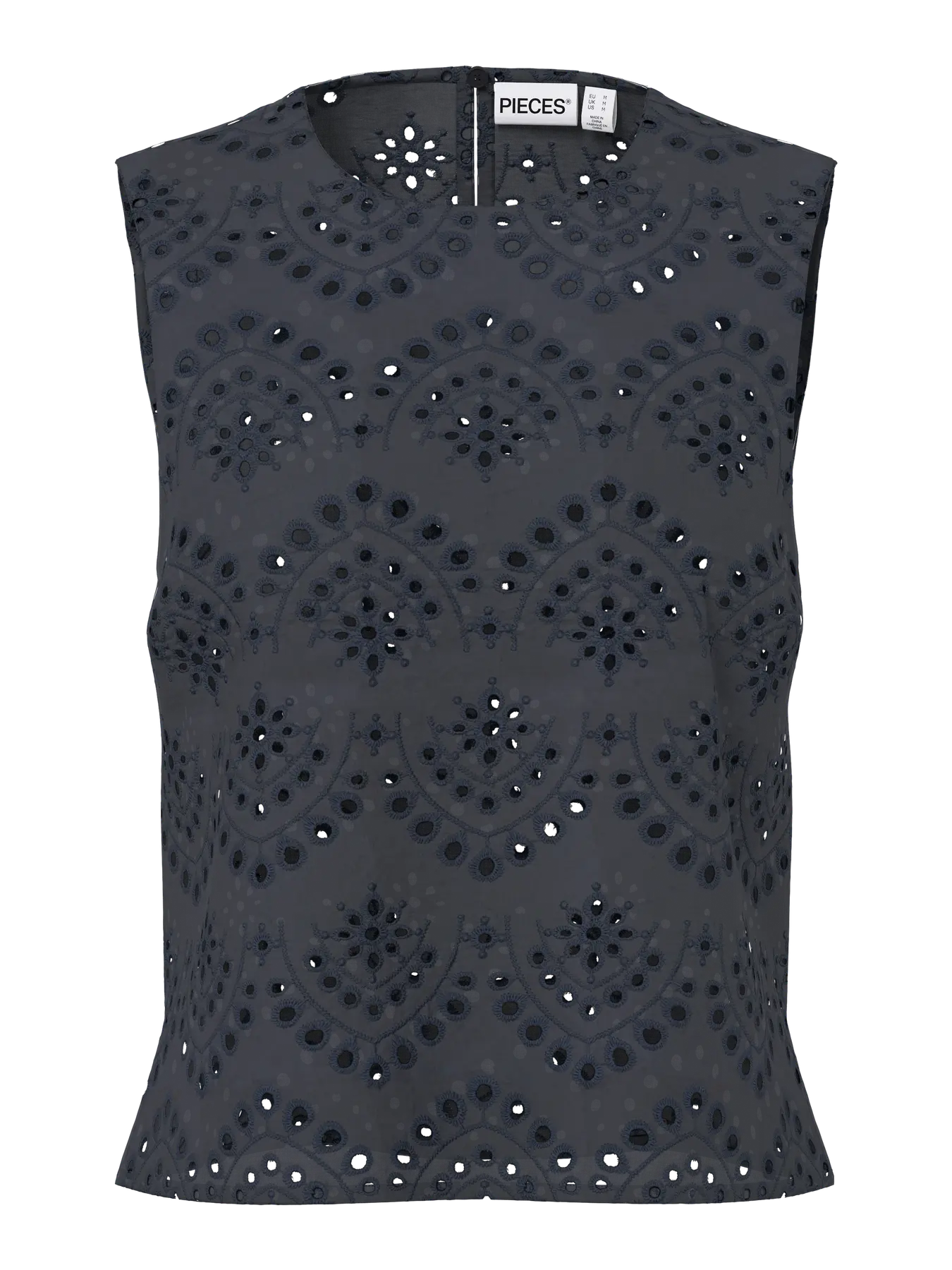 VILDE O-NECK TOP BLACK