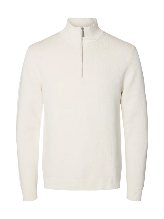 DANE HALFZIP WHITE