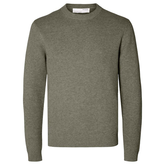 DANE KNIT CREWNECK VETIEVER