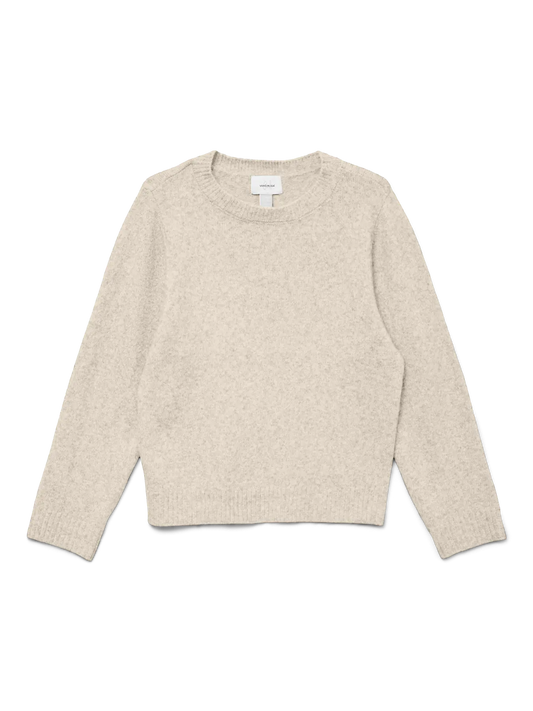 DOFFY O-NECK PILLOVER BIRCH