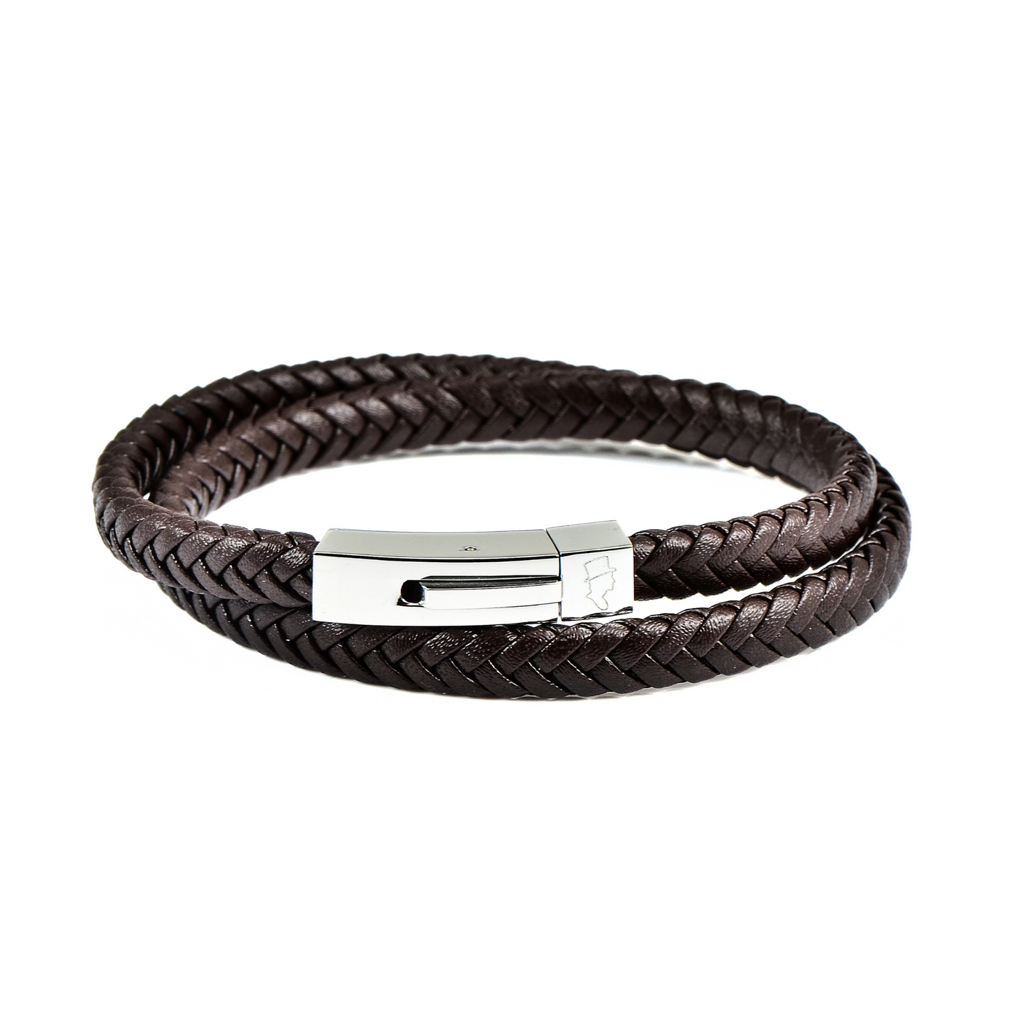 EDD LÄDERARMBAND DUBBEL BRUN