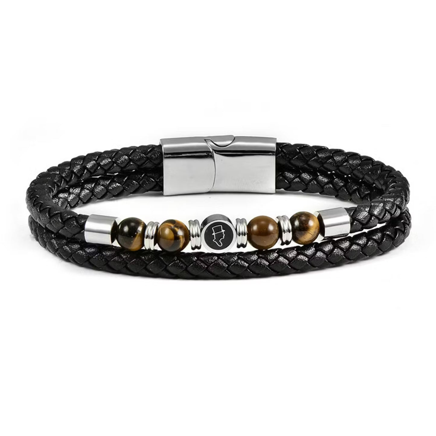 EDD LÄDERARMBAND KOMBO BRUN