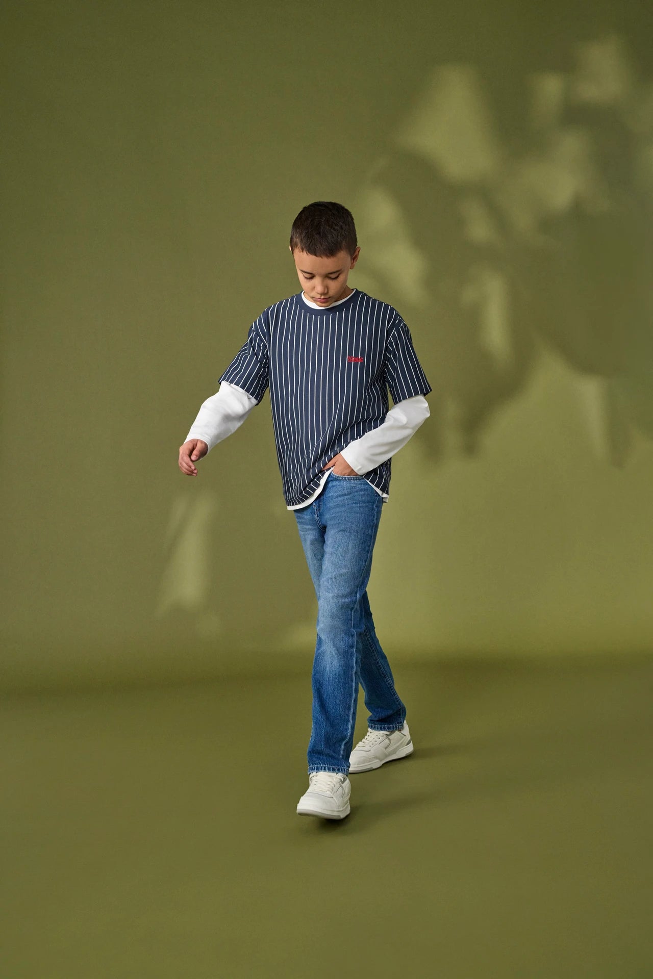 JR EDGE JEANS MEDIUM BLUE