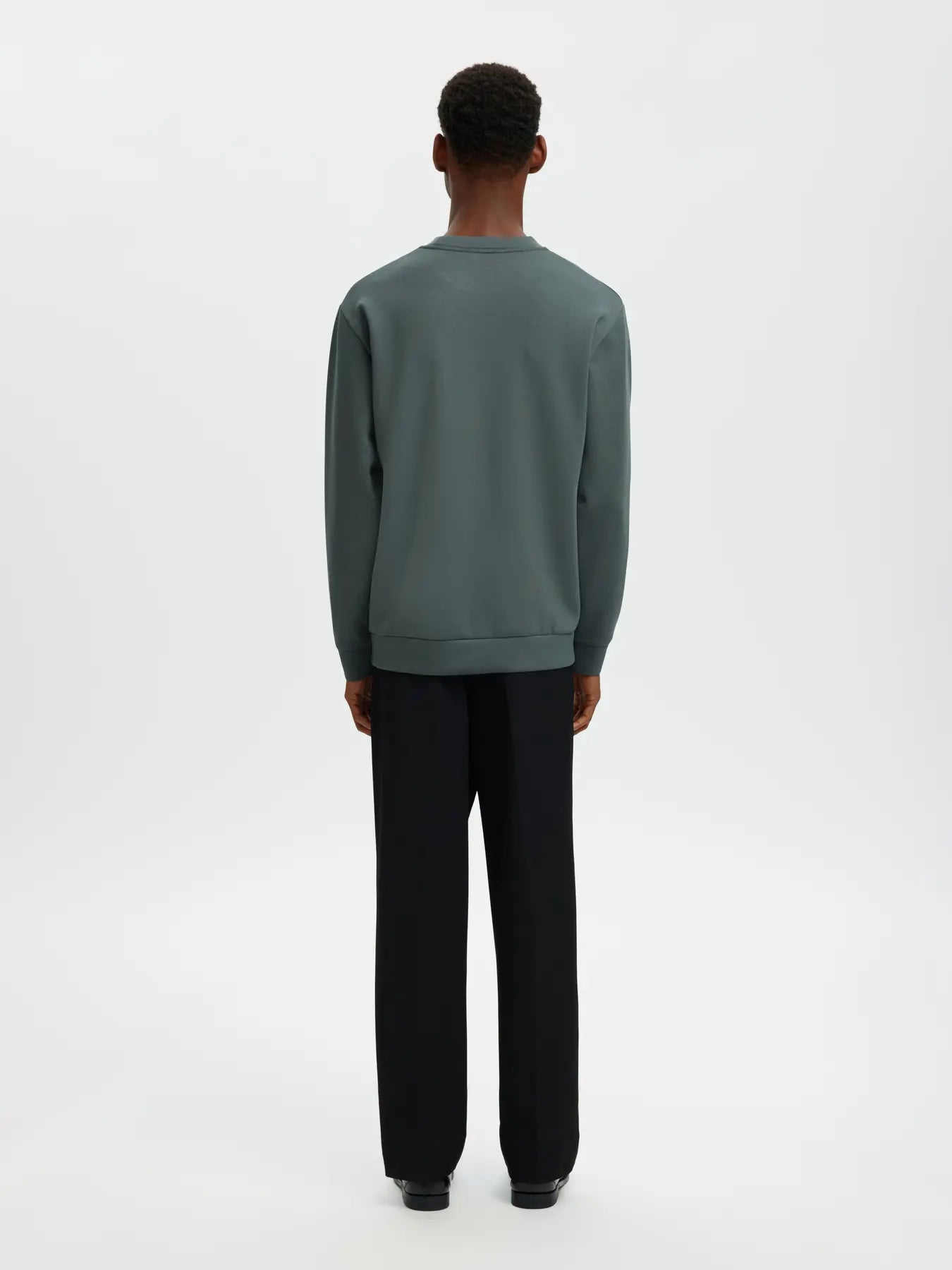 EMANUEL SOFT CREW NECK SWEAT BALSAM GREEN