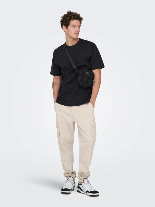 FRED RLX TEE -  BLACK