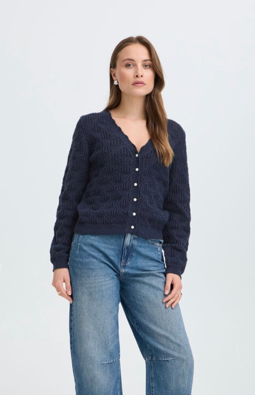 BYNOPPA CARDIGAN CPH MELANGE