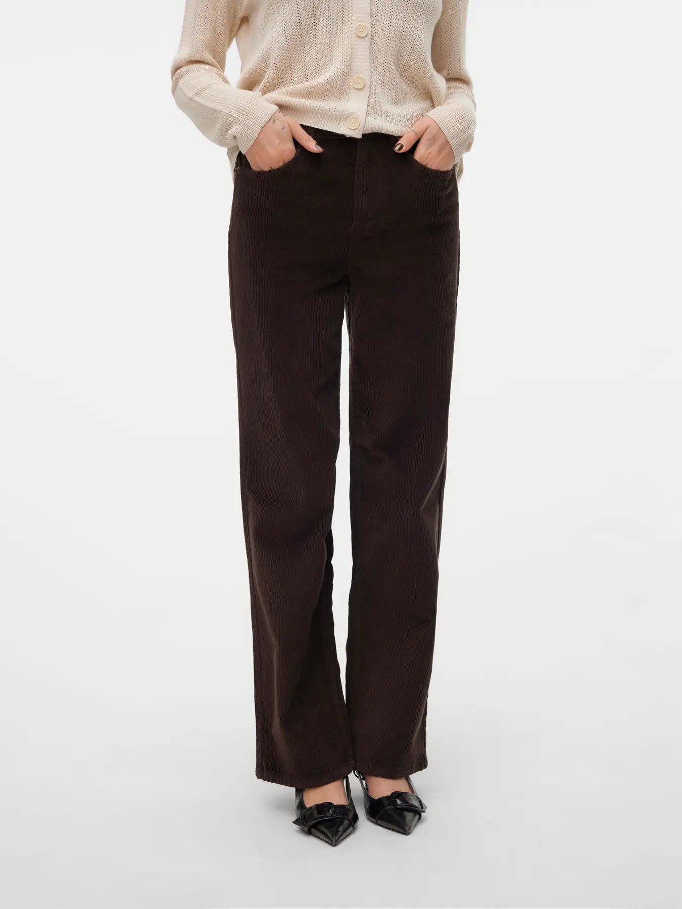 TESSA CORD CHOCOLATE LÄNGD 32