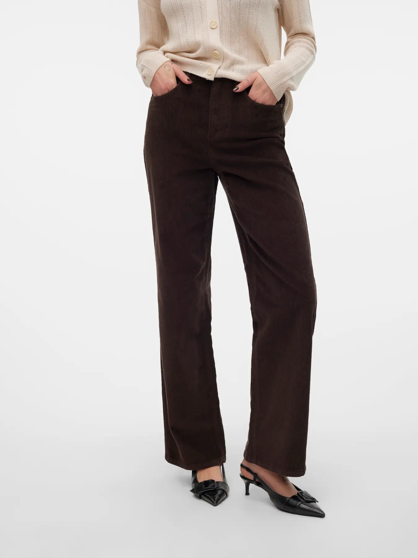 TESSA CORD CHOCOLATE LÄNGD 30