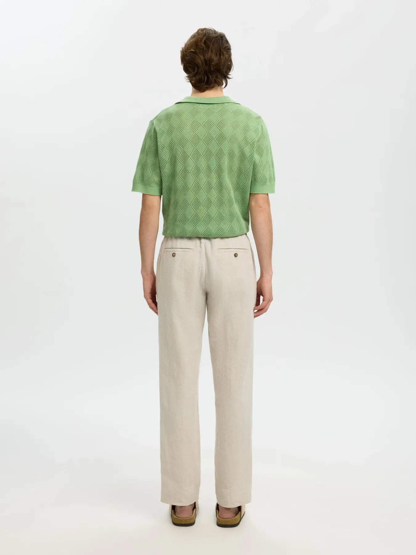 LEROY LINEN PANT PURE CASHMERE
