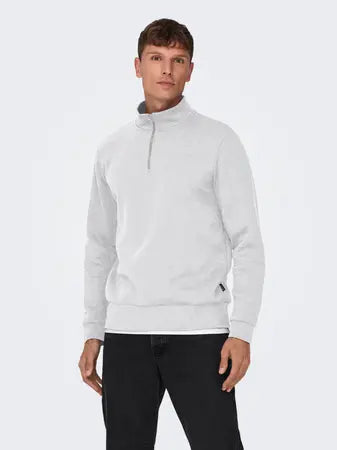 CERES HALFZIP LIGHT GREY