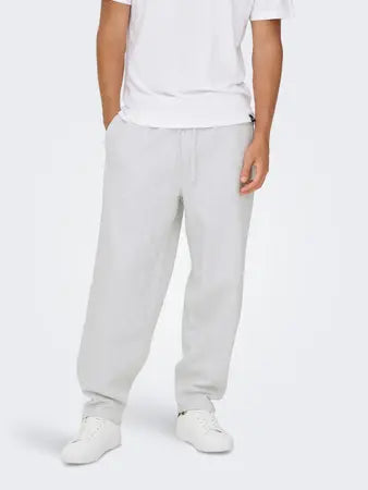 CERES WIDE PANTS LIGHT GREY