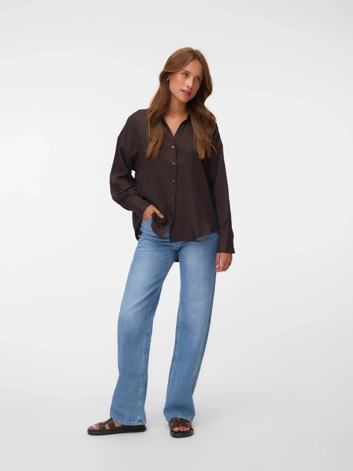 MELANEY QUEENY SHIRT CHOCOLATE TORTE
