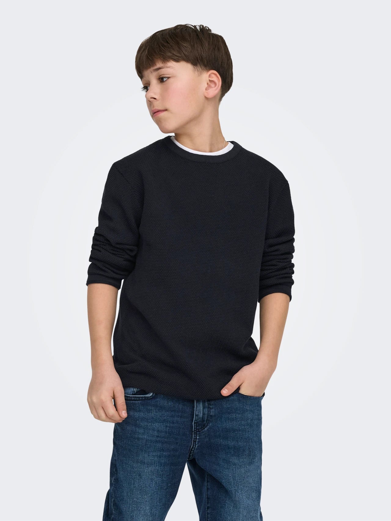 JR PANTER PULLOVER NAVY