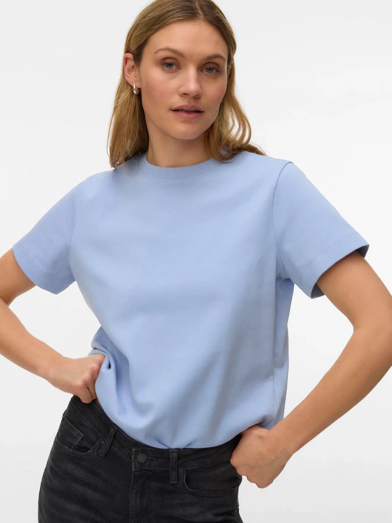 NAIMA T-SHIRT BRUNNERA BLUE