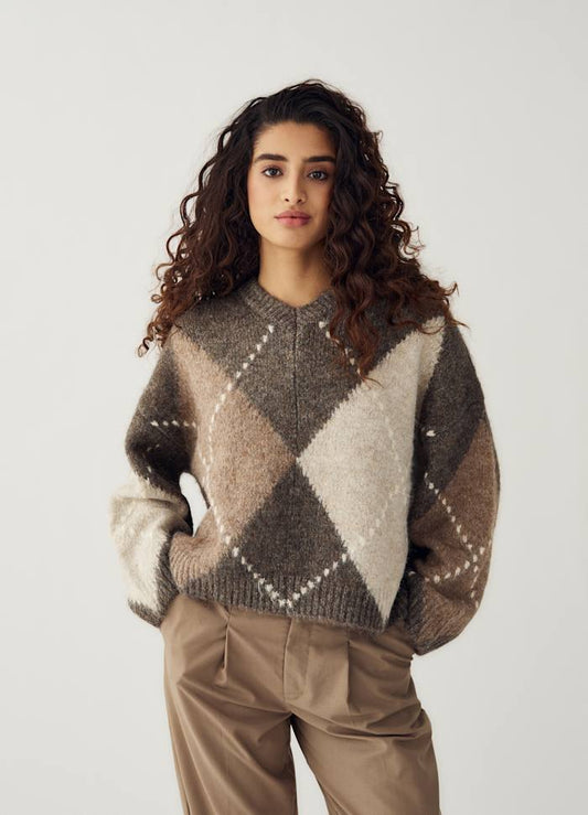LAI KNIT ASH BROWN MIX