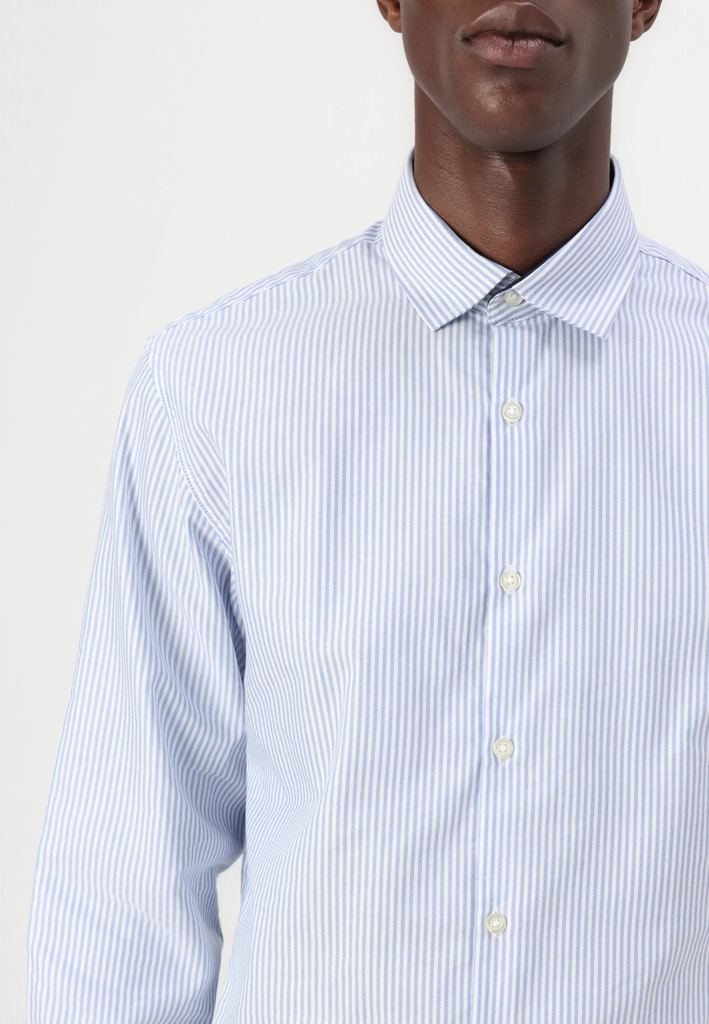 MARK SHIRT SKYBLUE/STRIPES