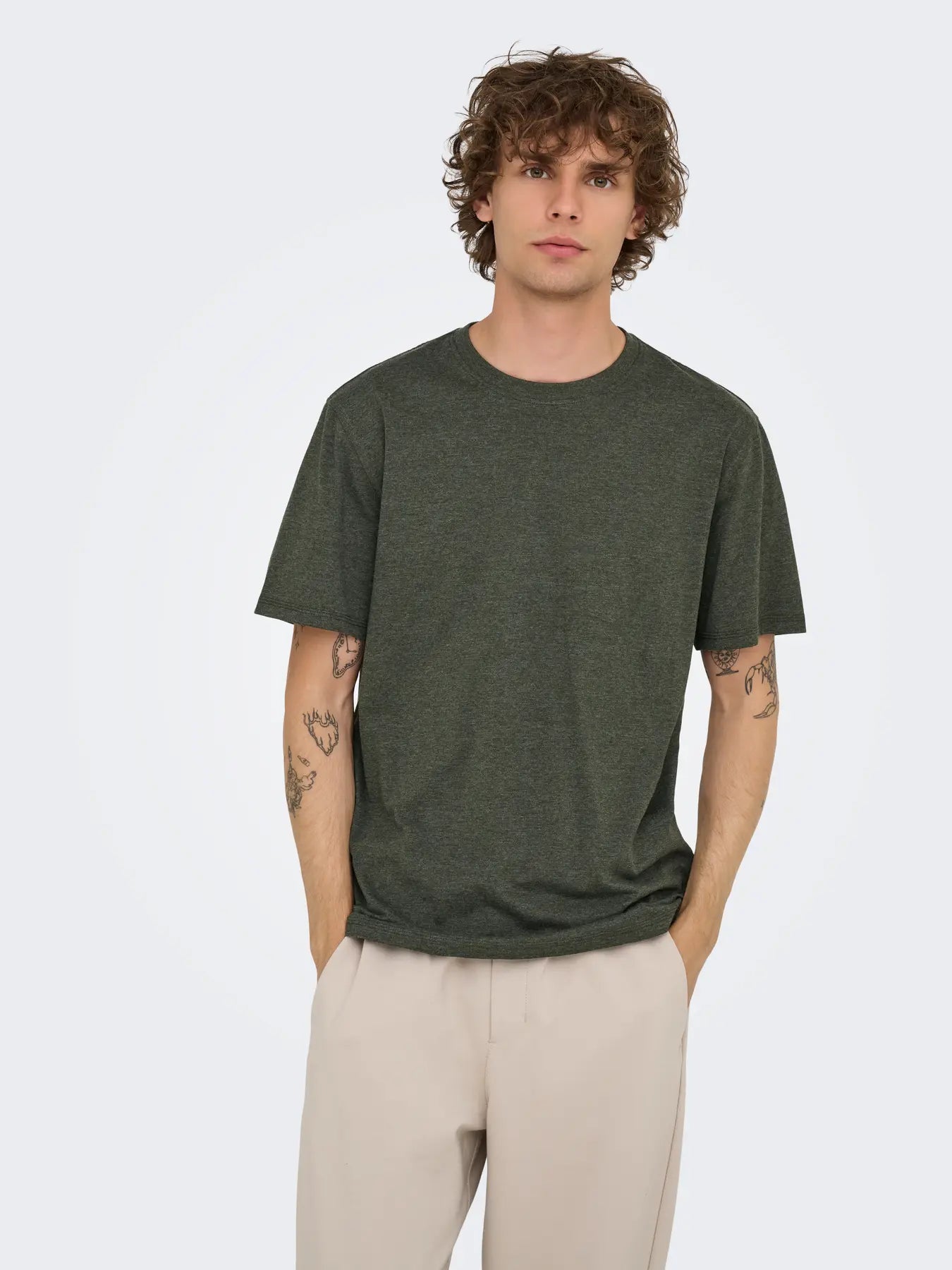 MAX LIFE TEE - ROSIN MELANGE