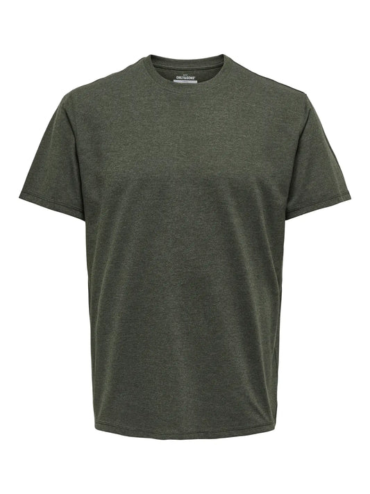 MAX LIFE TEE - ROSIN MELANGE