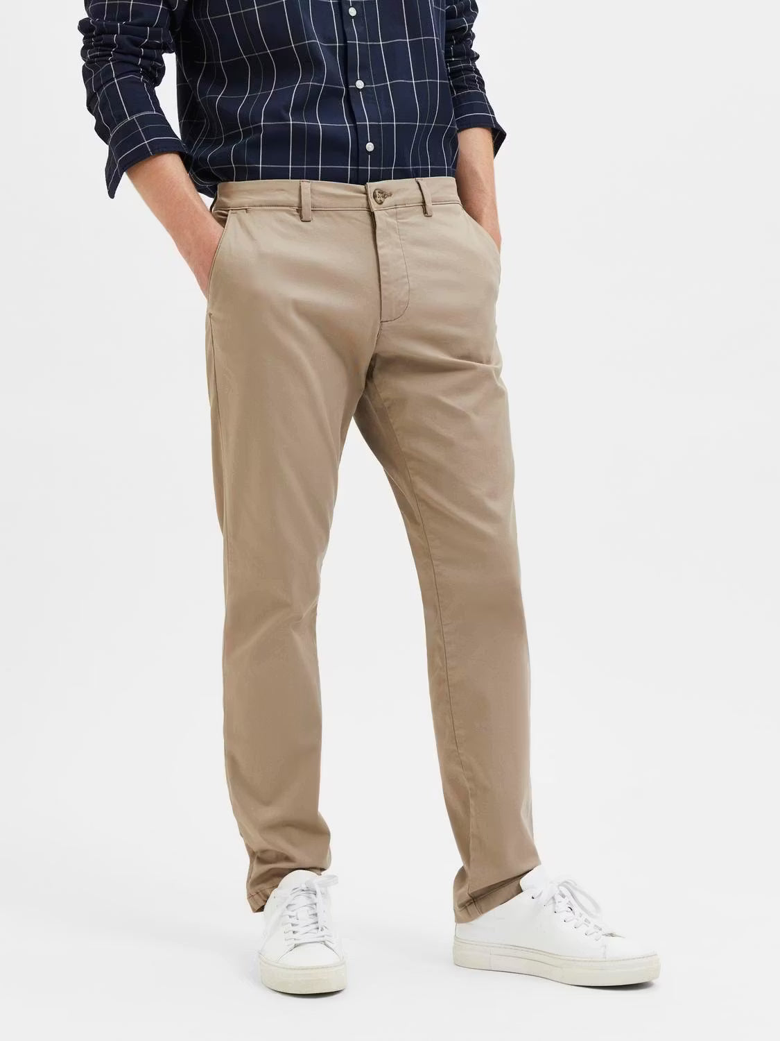 MILES CHINOS  GREIGE L32